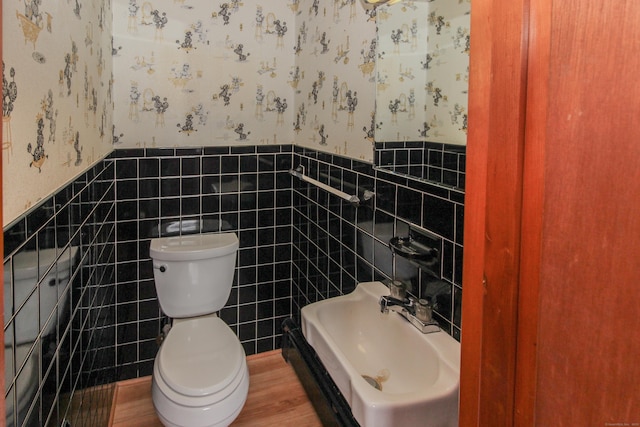 bathroom featuring sink and toilet