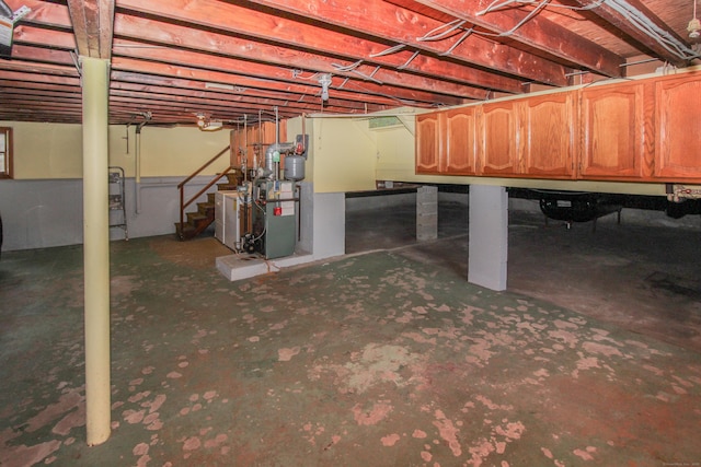 view of basement