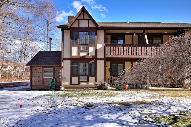 view of tudor house