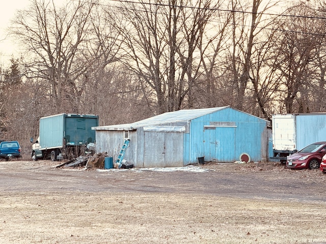 view of outdoor structure