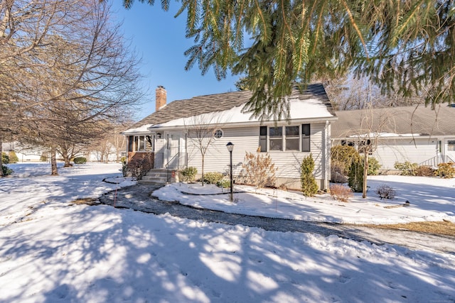 view of front of home