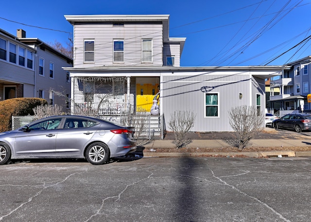 view of front of home with a porch