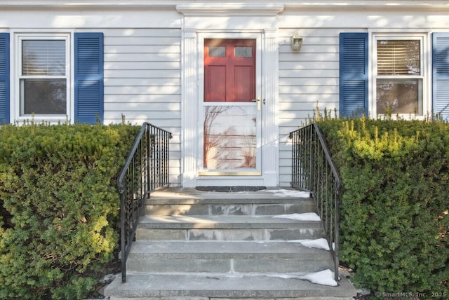 view of entrance to property