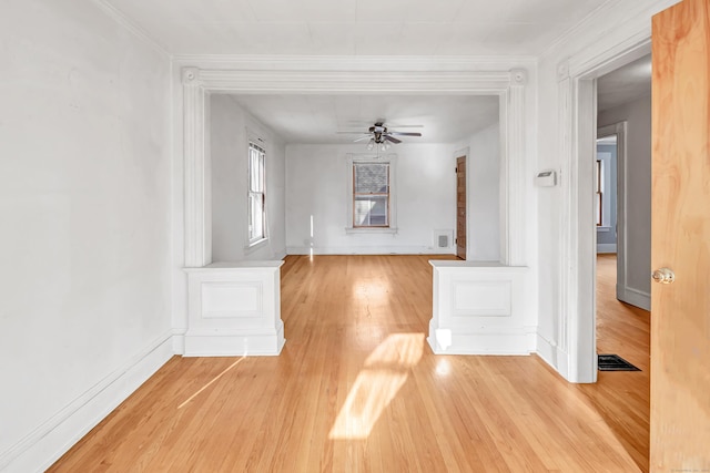 interior space featuring light wood-type flooring