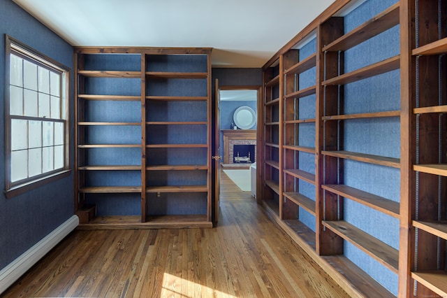 interior space featuring a baseboard radiator