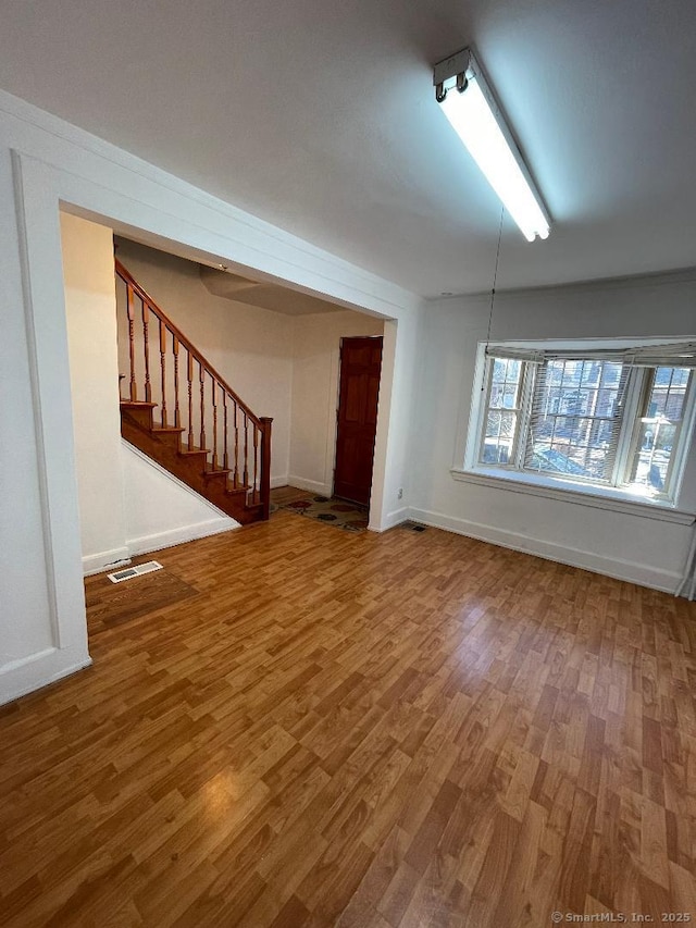 interior space featuring hardwood / wood-style floors