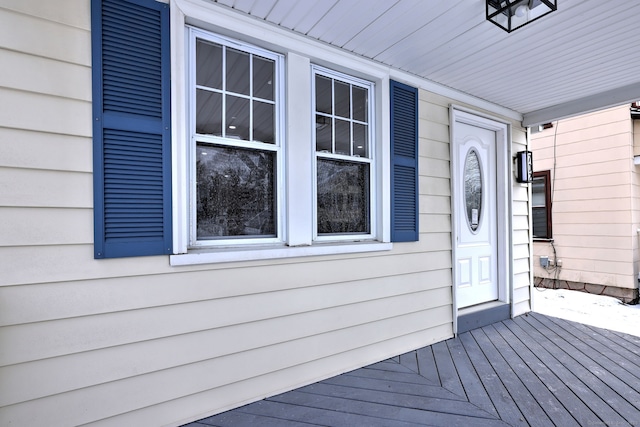 702 King St, Stratford, CT 06614 - view of exterior entry featuring a porch