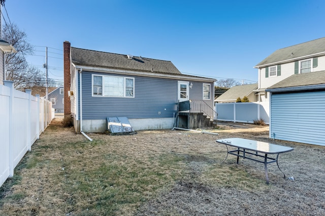 view of rear view of property