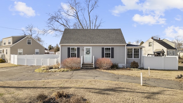 view of front of home