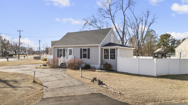 view of front of home