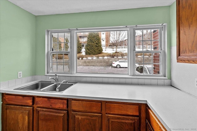 kitchen featuring sink