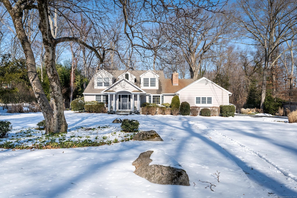 view of cape cod house