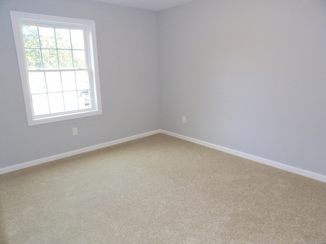 empty room with carpet floors