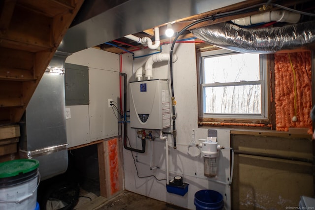 utilities with tankless water heater