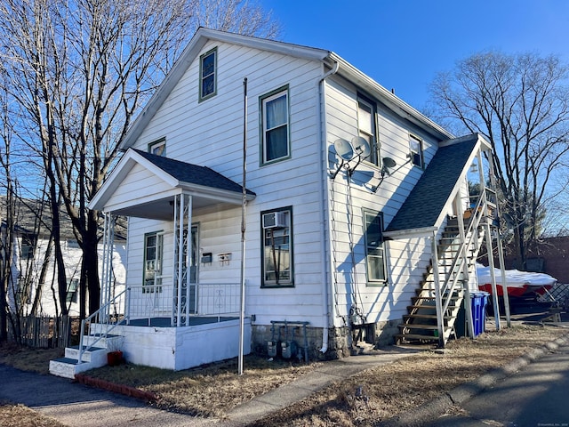 view of front of home