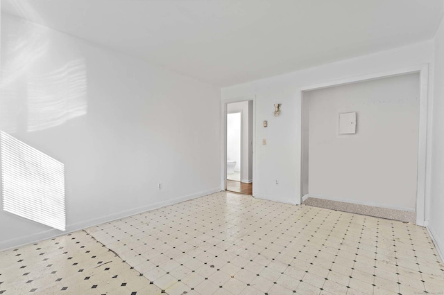 view of unfurnished living room