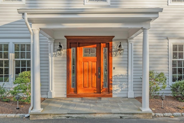 view of entrance to property