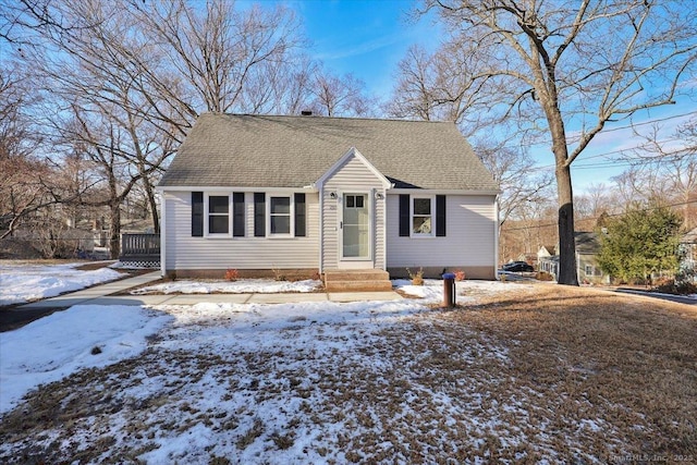 view of bungalow-style house