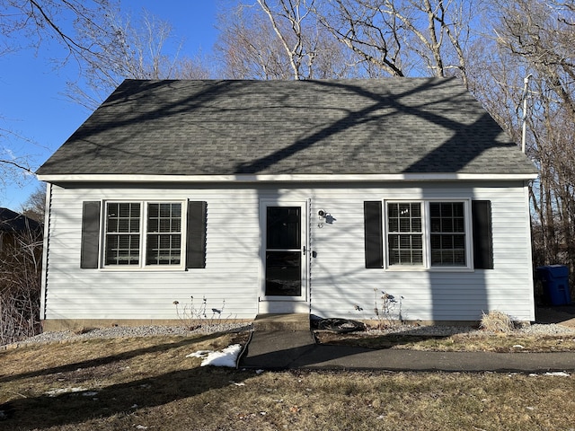 view of cape cod home