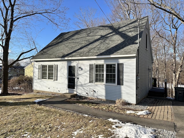 view of cape cod house