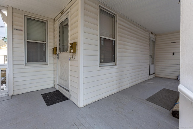 view of entrance to property