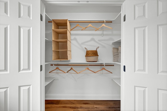 view of closet