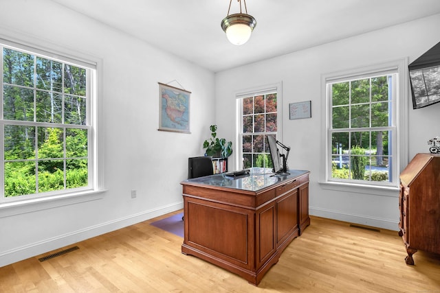 155 W Rd, East Haddam, CT 06420 - office featuring baseboards and light wood-style flooring
