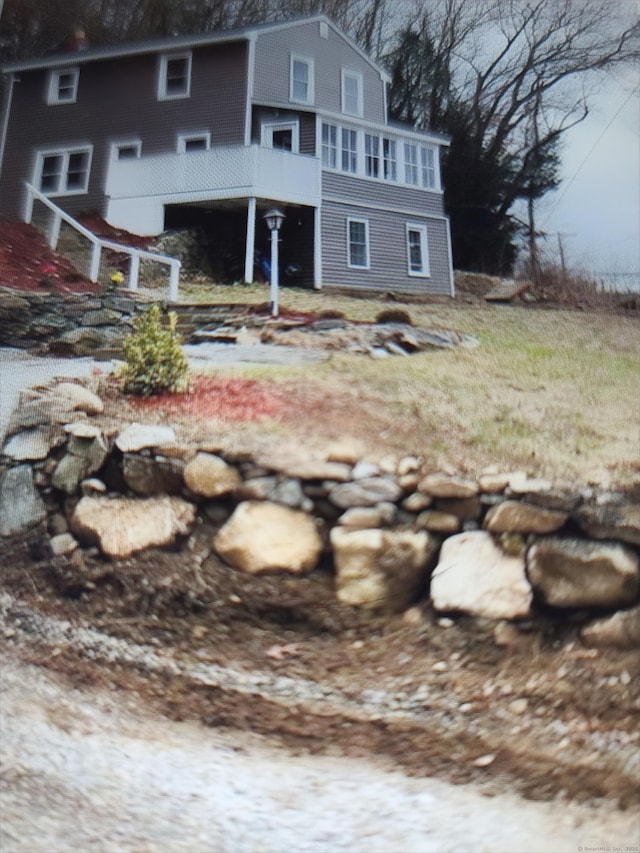 view of rear view of house