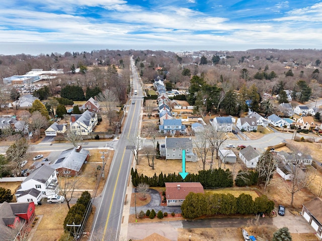 birds eye view of property featuring a residential view