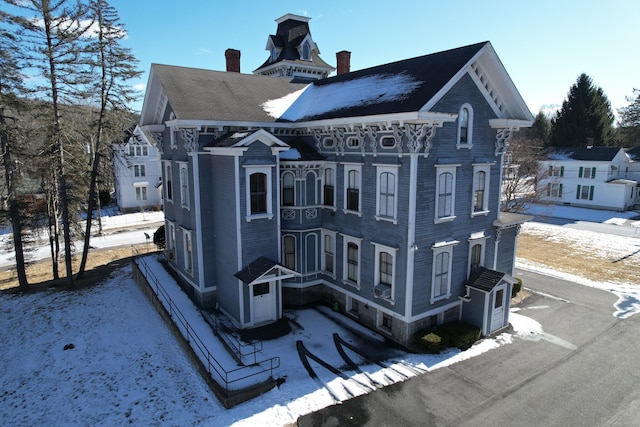 55 Walnut St, Winchester, CT 06098 - view of snowy exterior