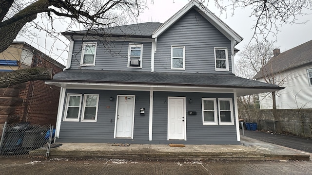 view of front of home with a porch