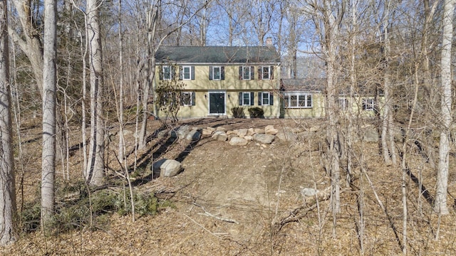 view of colonial-style house