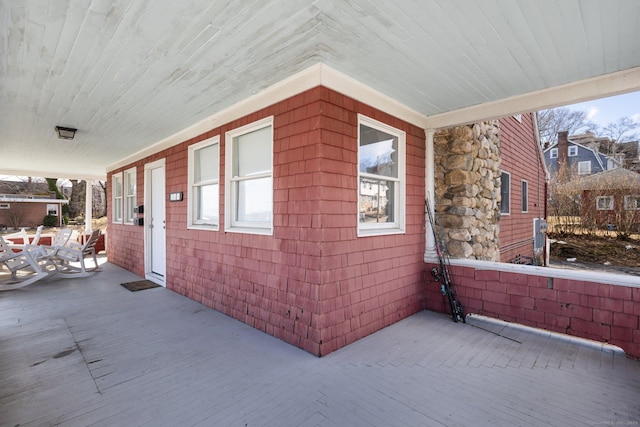 view of patio / terrace featuring covered porch