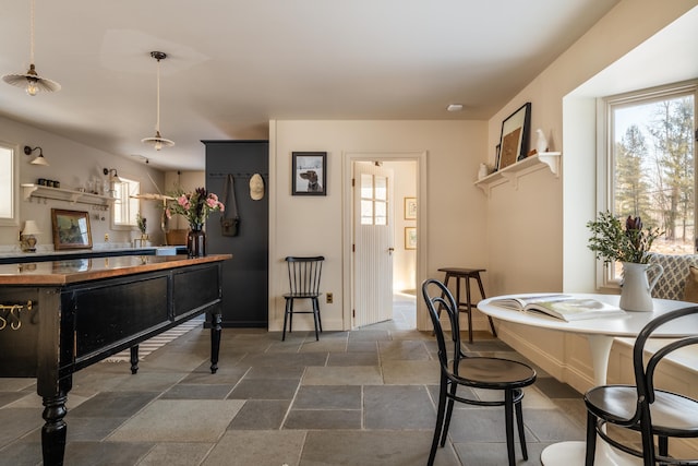 dining area featuring plenty of natural light