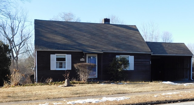 view of cape cod-style house