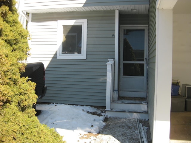 view of entrance to property