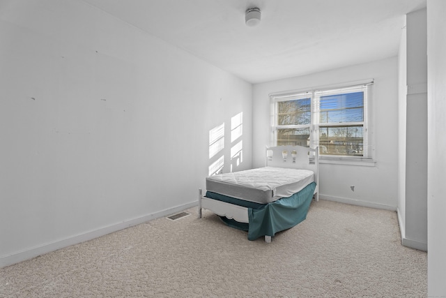 bedroom with carpet floors