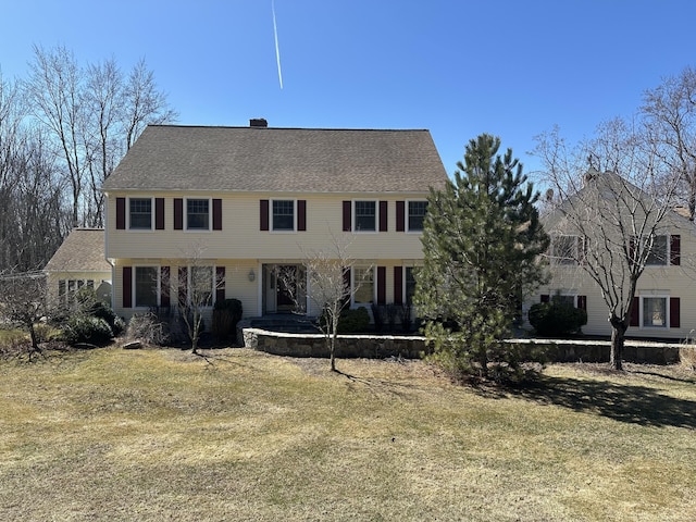 16 Saddle Ridge Rd, New Milford, CT 06776 - colonial home with a front lawn