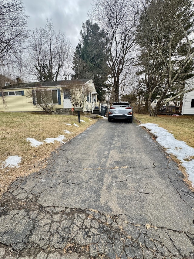 view of road