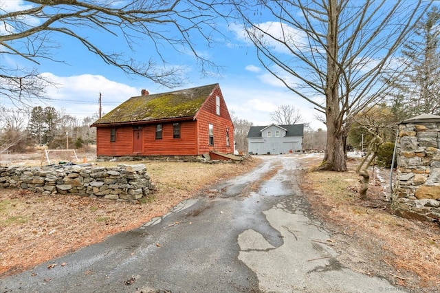 view of side of property