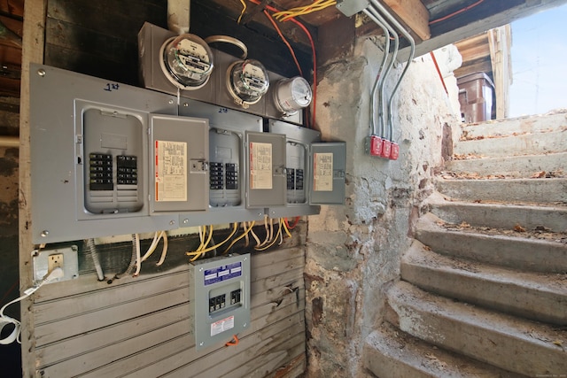 utility room featuring electric panel