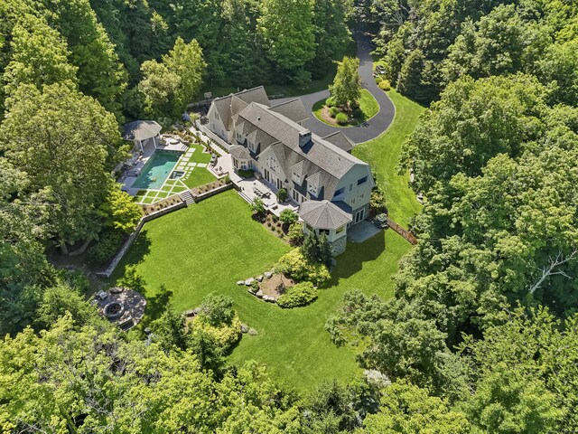 4 Longwood Dr, Redding, CT 06896 - birds eye view of property
