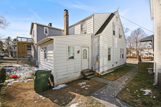 view of rear view of house