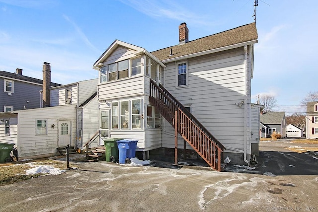 view of rear view of house