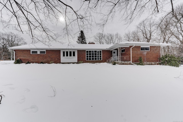 view of ranch-style house