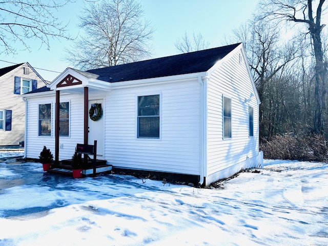 view of front of home