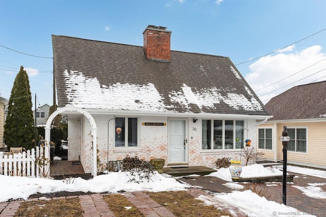 view of front of home