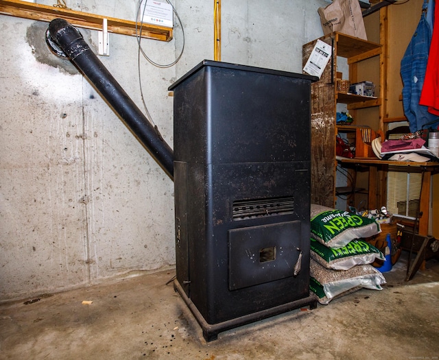 view of utility room