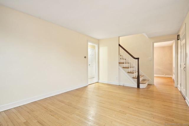 interior space featuring light hardwood / wood-style flooring