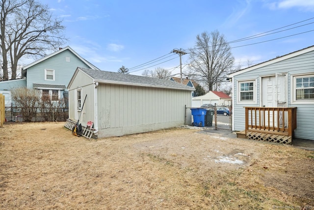 view of back of property